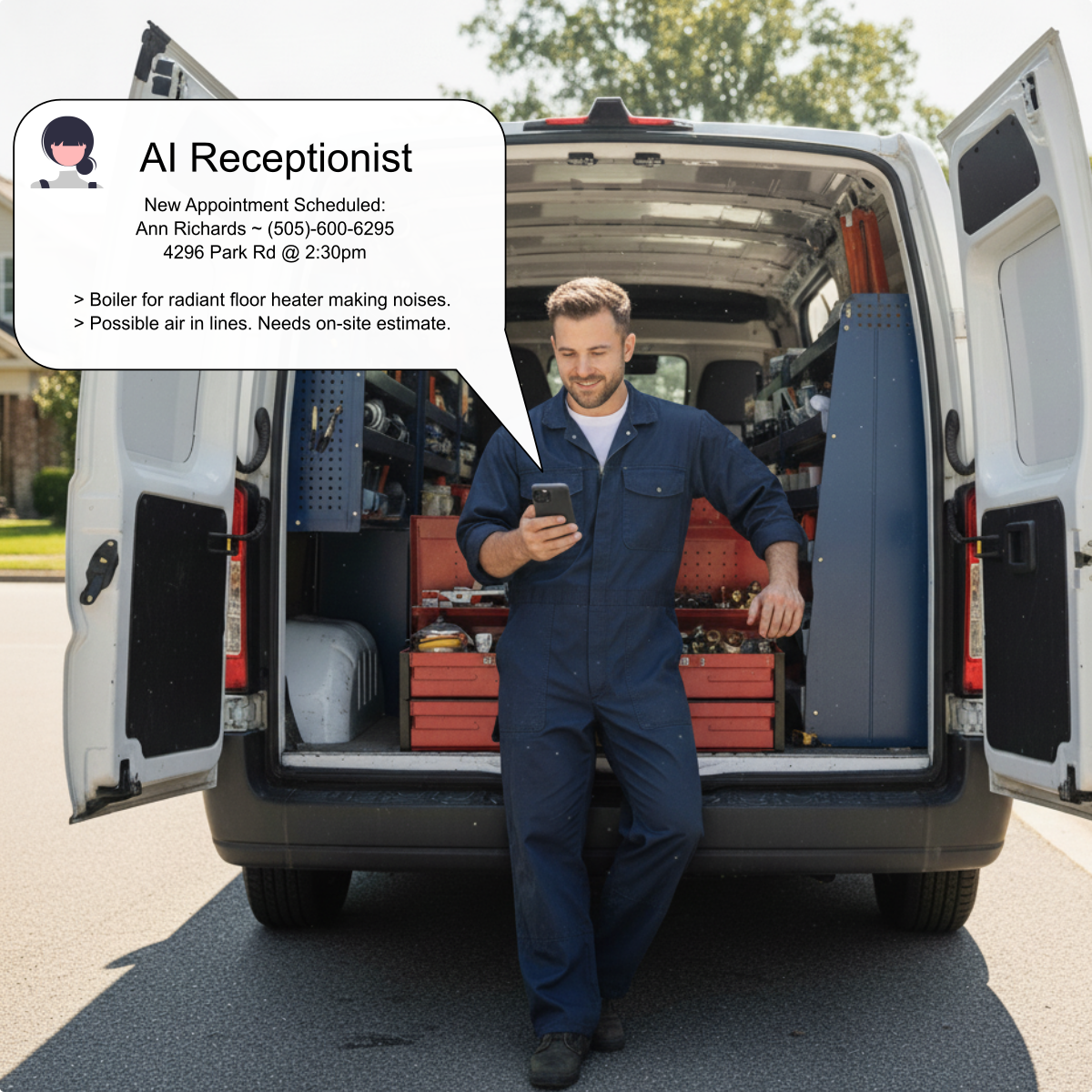 AI Receptionist for Plumbing - Never miss emergency calls